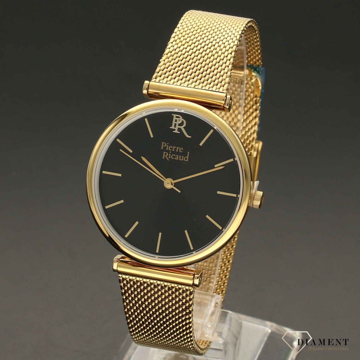 Zegarek damski w kolorze złotym na stalowej bransolecie z dołączonym modnym skórzanym paskiem. Pasek skórzany w kolorze cielistym. Idealny na prezent (1).jpg